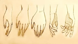 How to Draw Relaxed Hands 5 Ways [upl. by Hanavas]