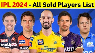 IPL Auction 2024  IPL 2024 Sold Players List  IPL 2024 Auction Highlights [upl. by New722]