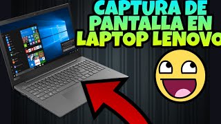 Como hacer una CAPTURA DE PANTALLA en LAPTOP LENOVO 2021 FÁCIL [upl. by Erdnaek]