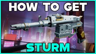 DESTINY 2 LIGHTFALL How To Get STURM Exotic Hand Cannon [upl. by Ahsyekal]