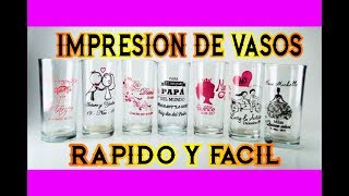 COMO IMPRIMIR VASOS CON SERIGRAFIA [upl. by Eremahs]