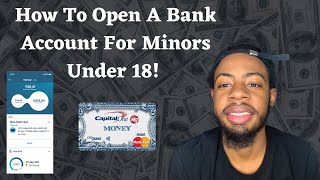 How To Open A Bank Account For Minors amp Teens Under 18│Open In 5 Minutes 💰 [upl. by Seftton]