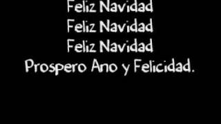 Lyrics  Feliz Navidad [upl. by Lahcsap]