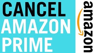 How To Cancel Amazon Prime Membership [upl. by Airekal]