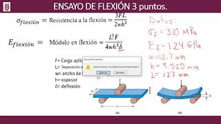 Ejercicio Ensayo de Flexión [upl. by Louisa]