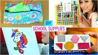 4 DIY for SCHOOL SuppliesTeenagers  Hacks Crafts Anaysa DIYQueen [upl. by Pier]