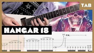 Megadeth  Hangar 18  Guitar Tab  Lesson  Cover  Tutorial [upl. by Phaedra]