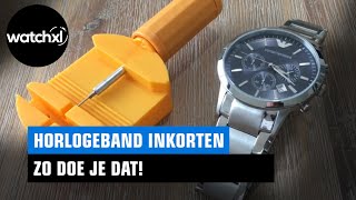 Horlogeband inkorten kun je zelf Zo verwijder je een schakel [upl. by Gosser124]