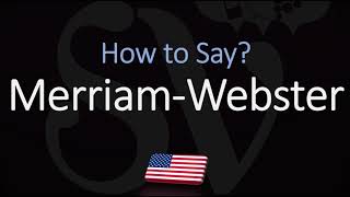 How to Pronounce Merriam Webster CORRECTLY [upl. by Naicad]