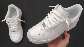 Nike Air Force 1 Cool lacing Loosely 👟🔥 Nike Air Force 1 Lace styles [upl. by Diba]