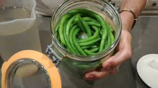 Alimentation vivante  haricots verts lactofermentés [upl. by Sayed]