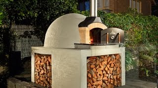 How to Build our Wood Fired Brick Pizza Oven Kit [upl. by Eerhs]