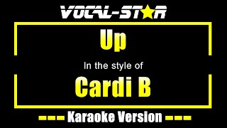 Cardi B  Up Karaoke Version [upl. by Carlstrom885]