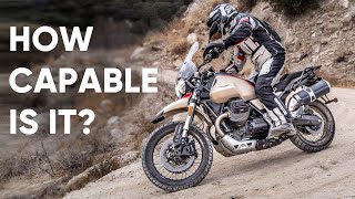 Moto Guzzi V85 TT Travel  InDepth Road amp OffRoad Test [upl. by Nylyoj]