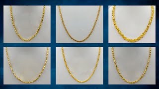 Unique Mens Gold Chains Collection  Latest Gold Chain Designs for Men  JewelFlix [upl. by Ainahpets]