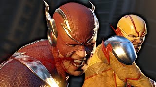 Justice League Flash Vs Reverse Flash Fight Scene Injustice 2 [upl. by Junette]