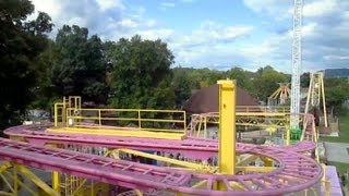 Crazy Mouse front seat onride HD POV DelGrossos Amusement Park [upl. by Eremahs]