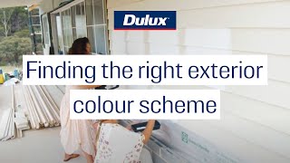 Finding the right exterior colour scheme  Dulux [upl. by Twitt289]