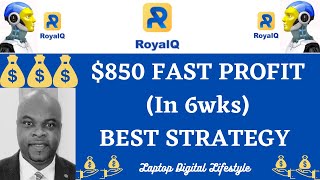 Royal Q  850 Fast Profit in 6wks Best Strategy [upl. by Gussman]