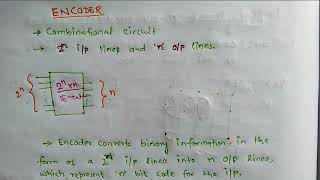 What is ENCODER  Encoder with example [upl. by Eibob]