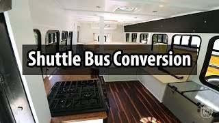 Amazing SHUTTLE BUS Conversion in 4 weeks [upl. by Ulrick]