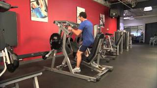 Hammer Strength PlateLoaded UL Leg Press Instructions [upl. by Onitrof]