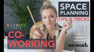 SPACE PLANNING TIPS AND TRICKS  COWORKING OFFICE [upl. by Mcgray]