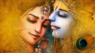 Om Jai Shri Krishna Bhajan with Hindi English Lyrics By Anuradha Paudwal [upl. by Orvan]