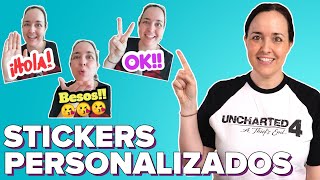 Crea TUS PROPIOS STICKERS para WHATSAPP ¡muy fácil  ChicaGeek [upl. by Libby]