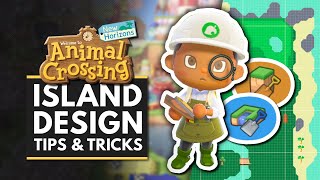 Animal Crossing New Horizons  Island Designing Tips amp Tricks  Terraforming Custom Designs amp More [upl. by Nerb]