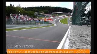 BEST F1 Sound exhaust V8 Redbull Ferrari McLaren Spa Francorchamps 2009 [upl. by Aluk]