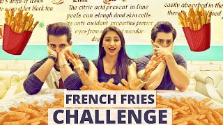 FRENCH FRIES Challenge  Rimorav Vlogs [upl. by Ydnam]