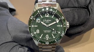 NEW SeaQ GREEN 2022 GLASHÜTTE ORIGINAL  SeaQ Panorama Date 格拉苏蒂原创  大日历腕表 [upl. by Eleaffar]