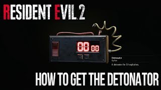 Resident Evil 2 Remake  How to Get Detonator for C4 [upl. by Maya868]