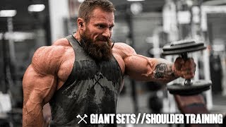 Giant Sets amp Shoulder Training  Seth Feroce [upl. by Irita]