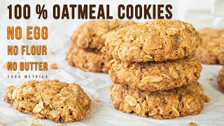 SUPER EASY CRISPY OATMEAL COOKIES [upl. by Howie178]