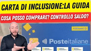 ASSEGNO DI INCLUSIONE carta la guida completa [upl. by Eimile]