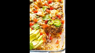 Keto Mexican Ground Beef Casserole [upl. by Lana96]