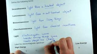 What is Incandescence Luminescence Light and Spectrum [upl. by Hallutama216]