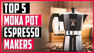 Best Moka Pots 2023  Top 5 Best Coffee Moka Pot [upl. by Lenni849]