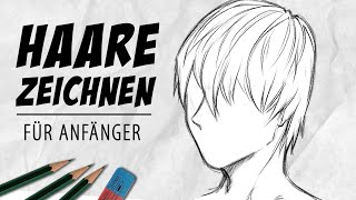 Haare zeichnen lernen für Anfänger  Drawinglikeasir [upl. by Acyre]