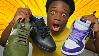 3 FAÇONS STYLE DE LACER SES SNEAKERS Nike Air force 1Jordan 1 [upl. by Zeuqcaj]