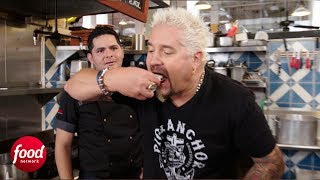 All New Friday 98c  Diners Driveins and Dives with Guy Fieri  Food Network [upl. by Ednargel24]