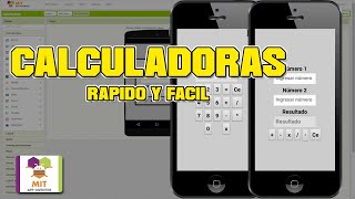 Cómo crear una calculadora  MIT App Inventor 2 [upl. by Isyed778]