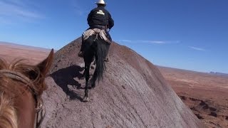 Monument Valley Land Of The Navajos Trail Ride with Missouri Fox Trotters [upl. by Aline]