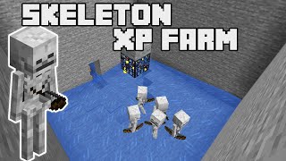 Skeleton XP Farm  Minecraft Tutorial Java Edition [upl. by Habas713]