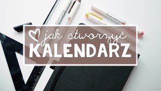 Jak stworzyć własny KALENDARZ  DIY PLANER [upl. by Eatnod455]