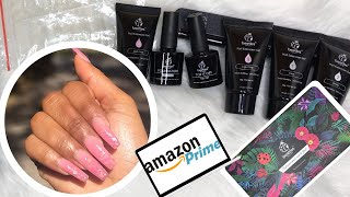 Testing a Polygel Kit From Amazon  DIY Quarantine Nail Tutorial  Beetles Polygel Kit [upl. by Nagiem939]