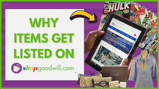 Why Items Get Listed on shopgoodwillcom  Goodwill Explained [upl. by Babara]