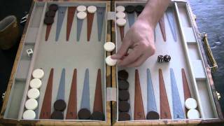 Beginner Backgammon Tutorial  3  Hitting and ReEntering [upl. by Yaresed340]